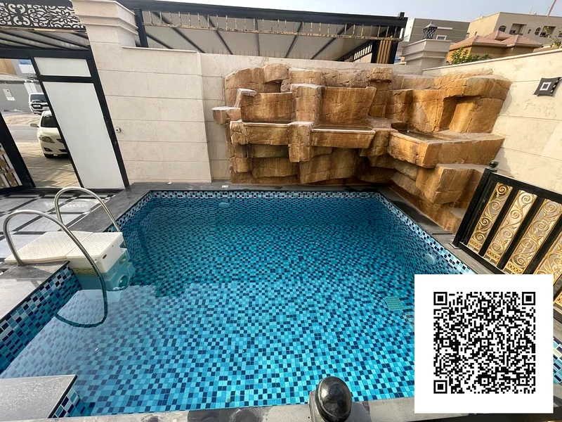 LUXURY VILLA WITH SWIMMING POOL 5 MASTER BEDROOMS HALL MAJLIS MAIDROOM FOR RENT IN AL MOWAIHT AJMAN63869383463427111