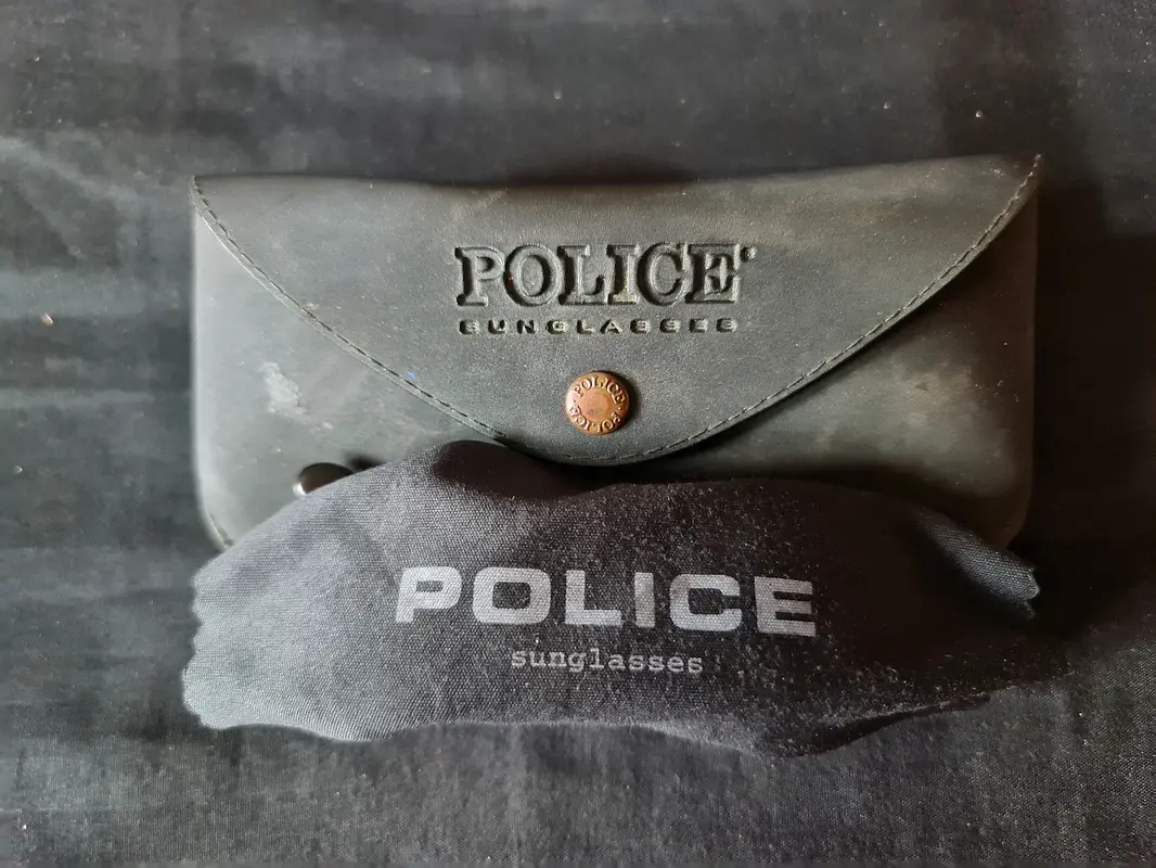 Original Used Police Sunglasses with Case -