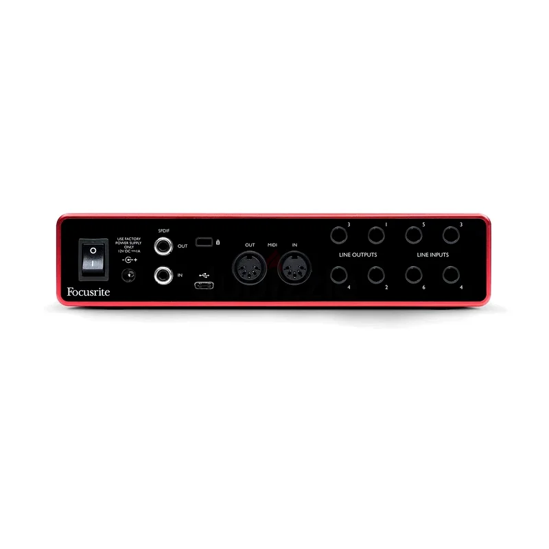 واجهة صوت/MIDI Focusrite Scarlett 18i8 USB-C (الجيل الثالث) (استخدام خفيف)63205880219522111