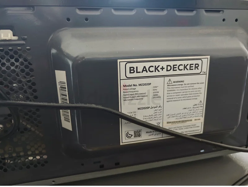 Used Black + Decker microwave63248250456450112