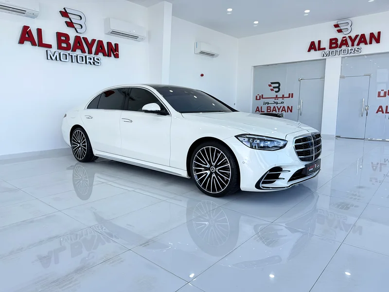 مرسيدس S580 ابيض / احمر فل ابشن 360 درجه كاميرات هيد اب ديسبليه الكبير كراسي طياره خليجي 2023631629292462091122