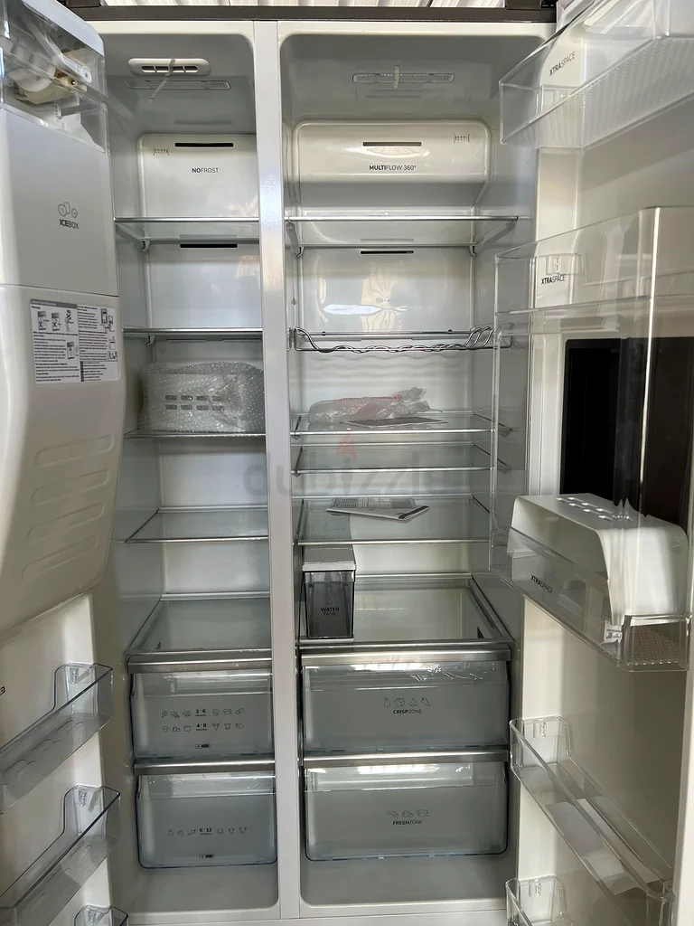 New Gorenje Fridge 606 Liter Side By Side Fridge With Ice Maker NRS9181VXBUK Without Box63166183219714114