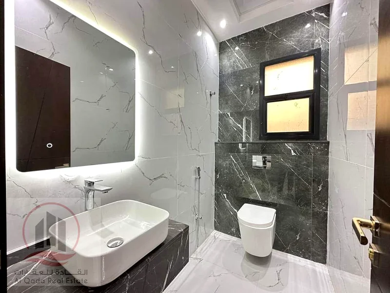 Villa for sale at Ajman -Al Heloi area the Villa 3200 sqft G + 1 ( 3 Master room +big court + big Majlis +big Hall +maid room)63891799469953112