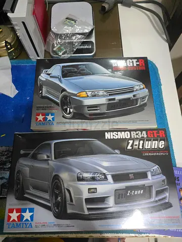 Limited Edition Tamiya R34 GT-R Model Kits Collection