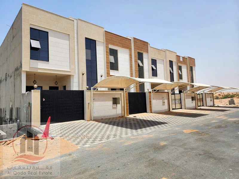Villa for sale in Ajman, Al Helio 2 area, including registration fees (5 rooms, a majlis, a hall, and a maid's room)63891799449347112