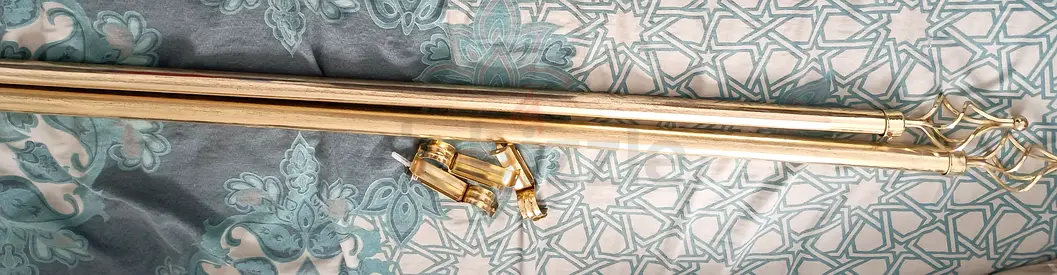 Elegant Gold Curtain Rods for a Touch of Luxury