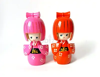 Vintage Japanese Kokeshi Dolls