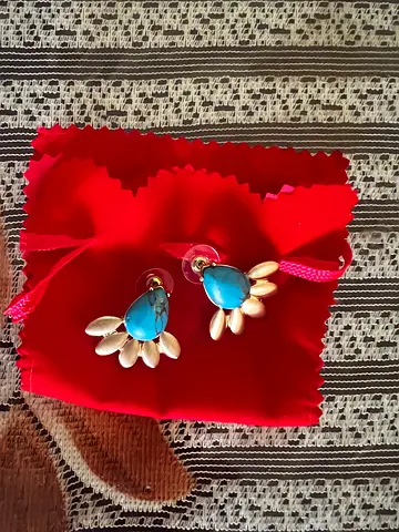 Stunning Turquoise  Pearl Earrings for Sale!