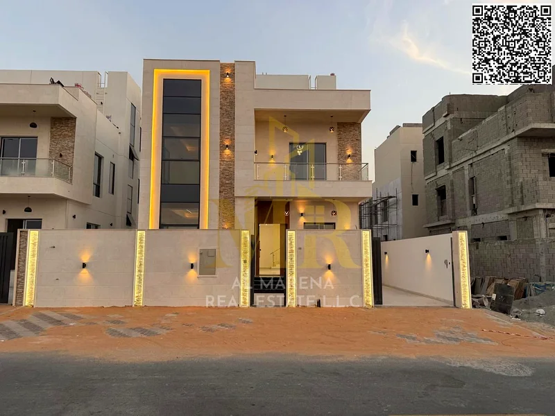 🏡 امتلك فيلتك الأحلام في منطقة الباهية، عجمان | 4 غرف نوم رئيسية | طابقين وسطح | بسعر 1,600,000 درهم شامل رسوم التسجيل | قابل للتفاوض63881040382978110