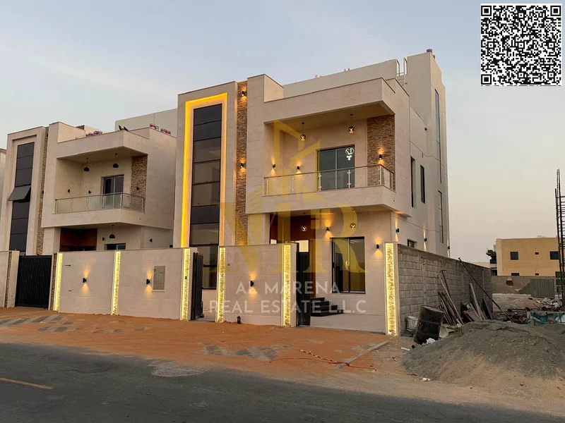🏡 امتلك فيلتك الأحلام في منطقة الباهية، عجمان | 4 غرف نوم رئيسية | طابقين وسطح | بسعر 1,600,000 درهم شامل رسوم التسجيل | قابل للتفاوض63881040382978113