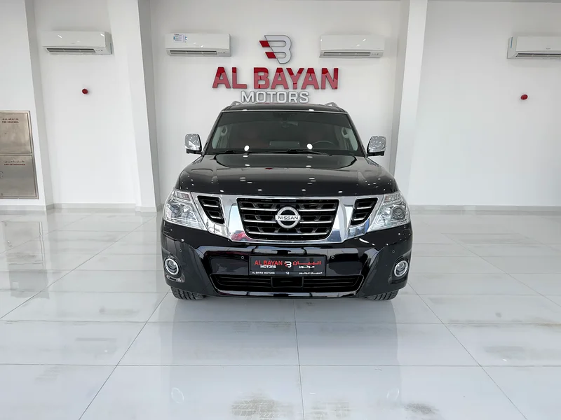 Nissan Patrol Platinum, Nissan Platinum 400Hp, 8-cylinder, black/red, Gulf model, converted from inside, 201863157442290435114
