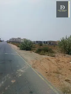 For sale in Sharjah, Al Hoshi area, residential land Area 20,000 feet, residential villa permit, gro