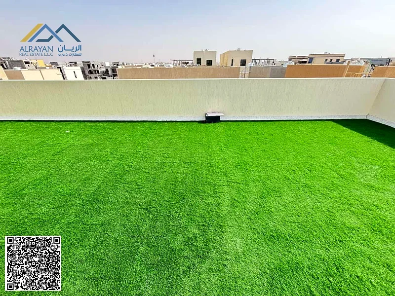 للبيع: فيلا جديدة، طابق أرضي، طابق أول، وسطح مع تشطيب فاخر 🏡 في الزاهية - عجمان مباشرة من المالك63256578959107114