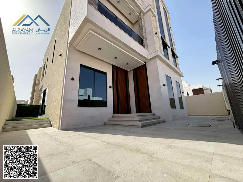 للبيع: فيلا جديدة، طابق أرضي، طابق أول، وسطح مع تشطيب فاخر 🏡 في الزاهية - عجمان مباشرة من المالك63256578959107111