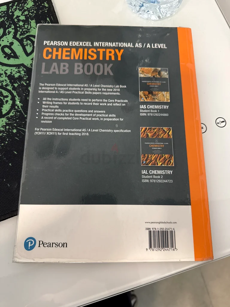 كتاب معمل الكيمياء لمستوى إدكسل الدولي أ من بيرسون63225339593347111