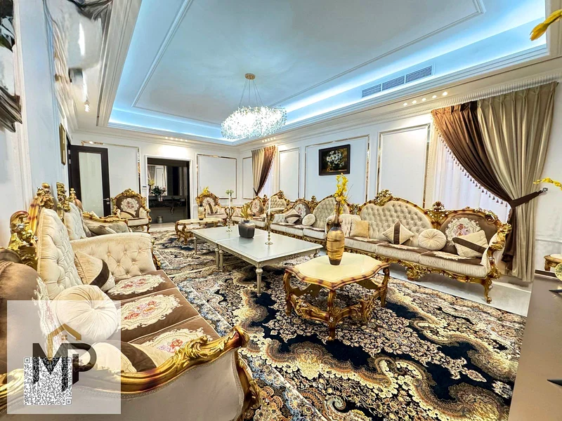 Villa for sale, corner of two streets, new, stone, in the Al Muwaihat 1 area, Ajman - freehold - negotiable, with water, electricity, air conditioners63869495736963110