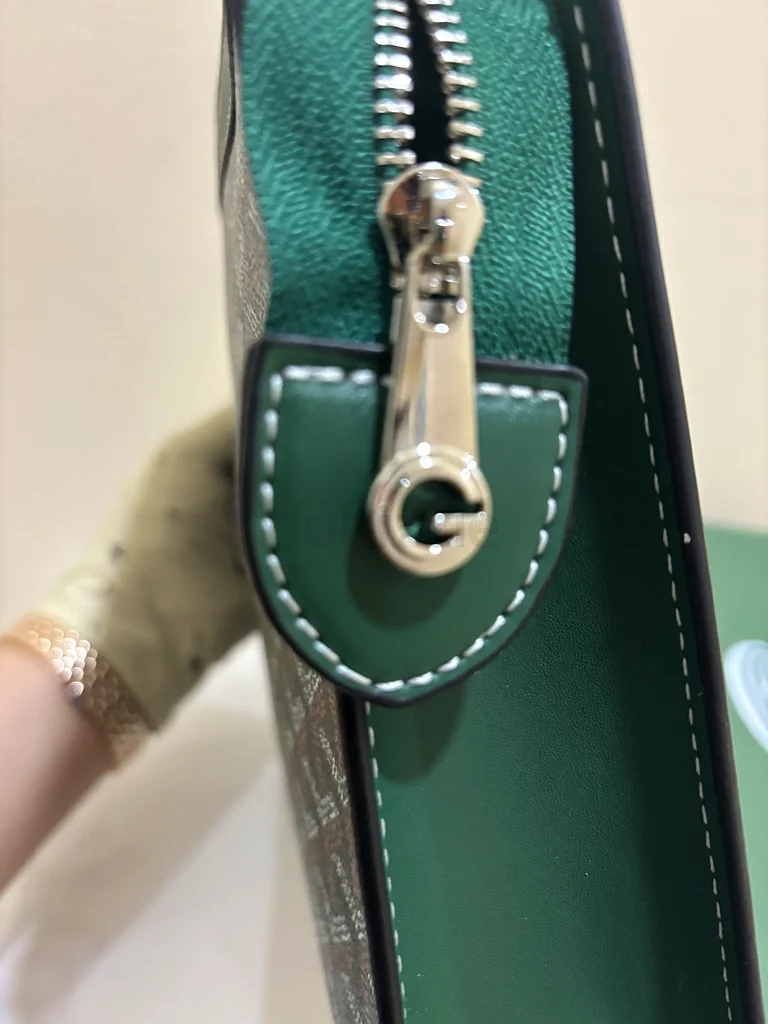Green Goyard -Style Pouch – men bag  With Card Compartments  | by numberone bags63238106542467113