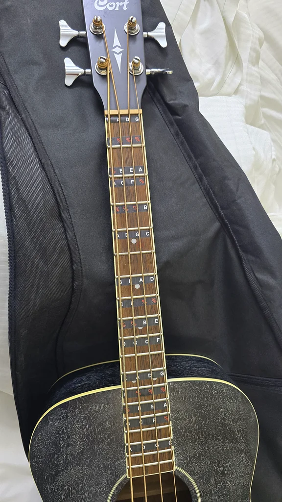 غيتار باس كورت كهربائي مع ميكروفون63231193658499112