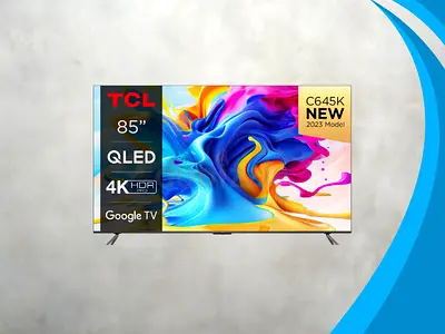 85 inch Tv - TCL QLED 4K HDR Google Smart TV - Delivery all over UAE