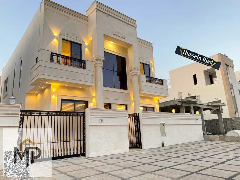 فيلا فاخرة بتصميم كلاسيكي في موقع متميز أمام مجمع أزها، وبسعر يشمل رسوم التسجيل ورسوم الملكية.63893336785155111
