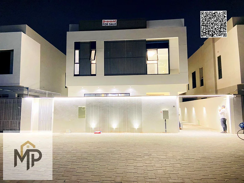 Villa for sale, one of the most luxurious villas in Ajman, in a distinguished residential location with the latest finishes and close to Sheikh Mohamm63252424343938117