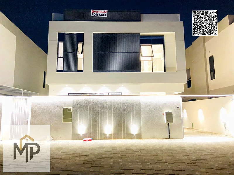 Villa for sale, one of the most luxurious villas in Ajman, in a distinguished residential location with the latest finishes and close to Sheikh Mohamm63252424343938112