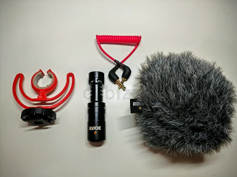ميكروفون RODE VideoMicro مدمج موجه للتصوير السينمائي، صغير الحجم ومناسب للكاميرا63235598770945112