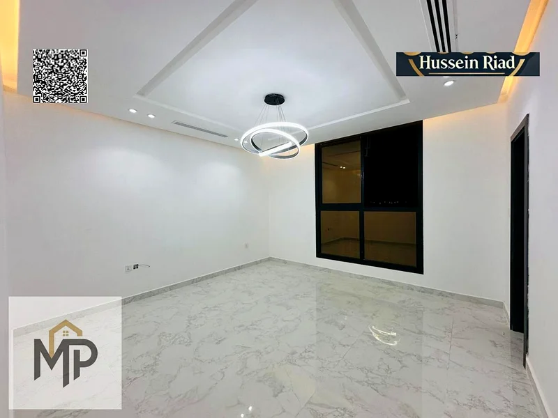 For sale, a modern villa, including registration fees, close to the mosque and services, with a seating area in the courtyard, with no down payment.63893961976834114