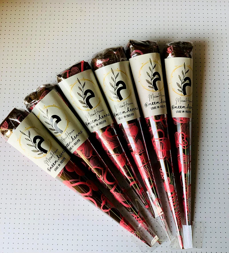 Henna Cone, Organic Mehandi cones 100% Natural Safe Chemical Free63217829216642111