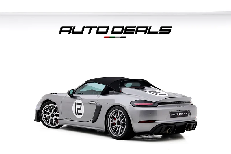 2025 Porsche 718 Spyder RS Weissach | GCC Specs | Under Warranty | Low Mileage | 4.0L F663231637177601113