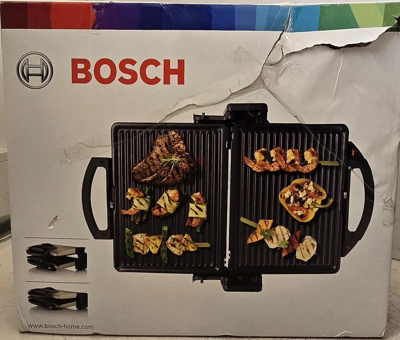 Bosch Contact Grill 1800W Color Silver/Black Model-TFB3302V63168049849601111