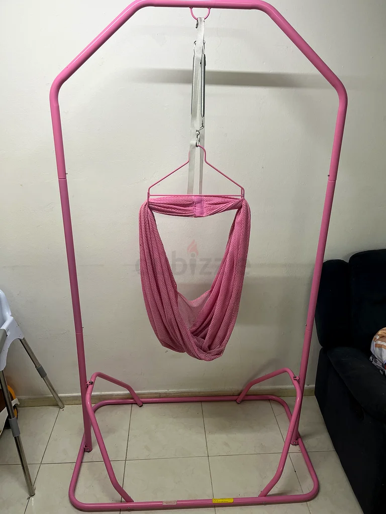 Adorable lulu Pink Baby Swing for Comfortable Playtime!63204260128258112