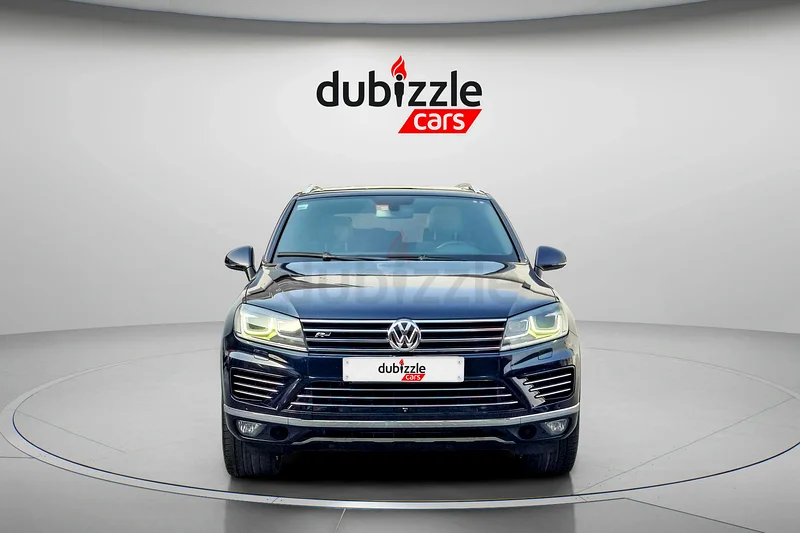 AED 1373/month | 2015 Volkswagen Touareg R-Line | GCC Specs | Ref#34222963151399693569111