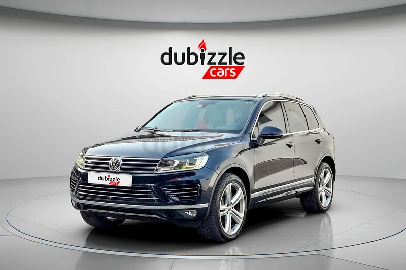 AED 1373/month | 2015 Volkswagen Touareg R-Line | GCC Specs | Ref#34222963151399693569112