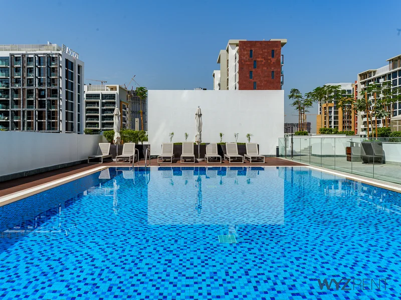 Amazing Studio in Azizi Riviera 9,City & Pool View63832616841219114