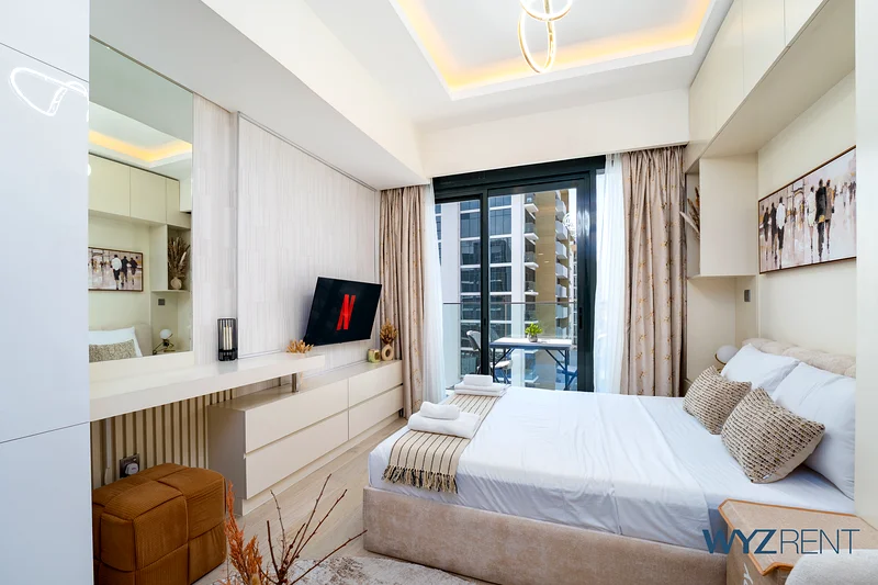 Amazing Studio in Azizi Riviera 9,City & Pool View63832616841219112