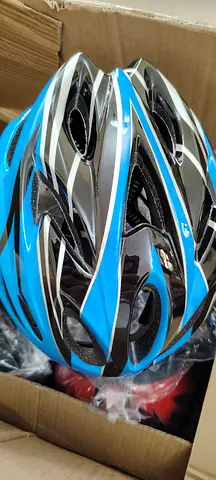 Safe and Stylish Blue Cycling Helmet for Sale!