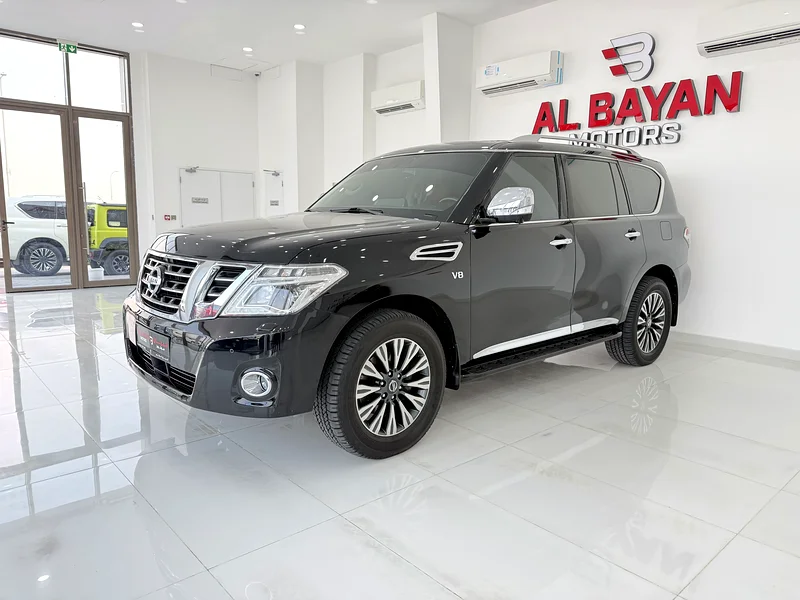 Nissan Patrol Platinum, Nissan Platinum 400Hp, 8-cylinder, black/red, Gulf model, converted from inside, 201863157442290435111
