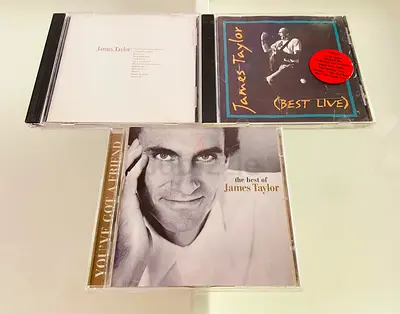 3 James Taylor Music CD’s