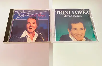 2 Trini Lopez Music CD’s