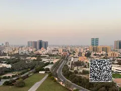 Open view 1 bed room hall available for rent in city tower Ajman
