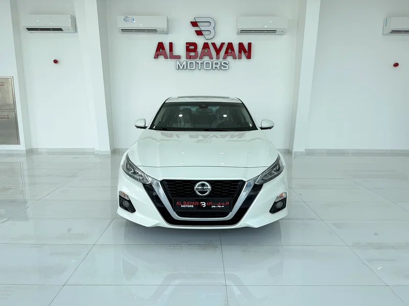نيسان التيما SL فل ابشن جلد و كاميرات 360 ابيض / بيج خليجي 202063148168470529114