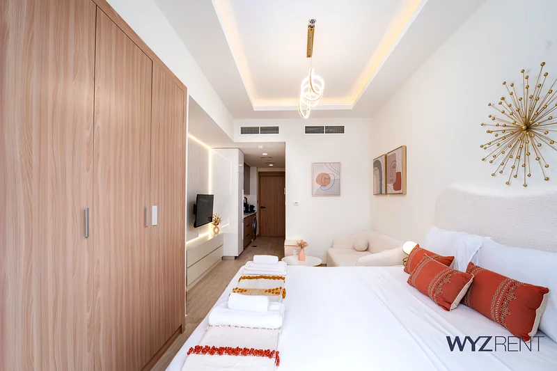 Unique Studio in Azizi Riviera 9,City & Pool View63832616860802111