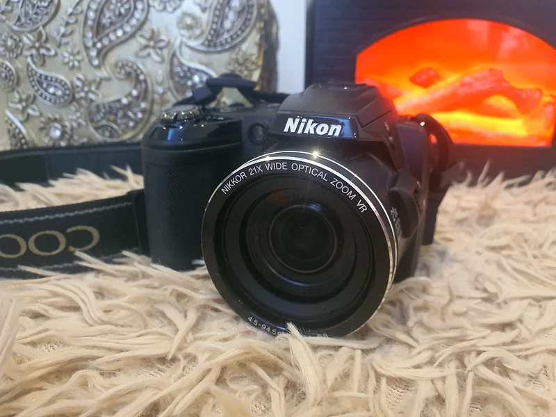 كاميرا نيسان COOLPIX L120 الرقمية بدقة 14.1 ميجابكسل مع عدسة زووم ضوئية واسعة الزاوية NIKKOR بقدرة 21x، وشاشة LCD بحجم 3 بوصات63235113520385118