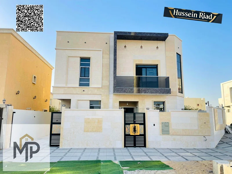 For sale, a luxurious Qarnan villa in Al Yasmeen - Ajman, with high-end specifications, ideal spaces, and next to the mosque63252424425857111