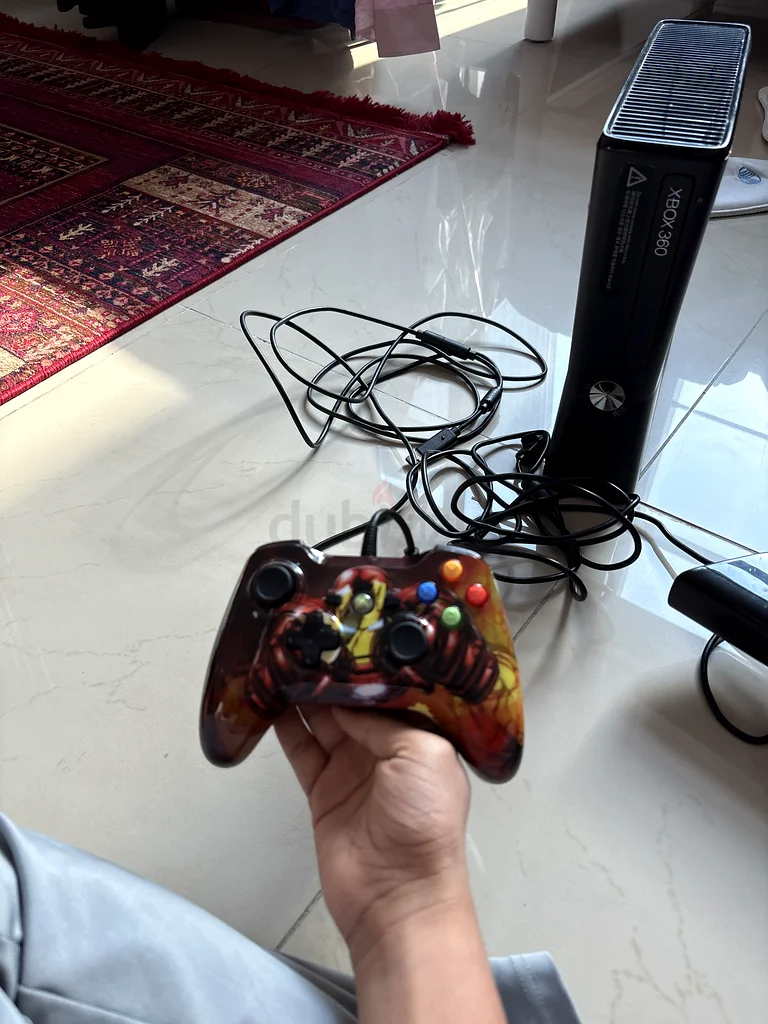 Xbox 360، 7 ألعاب، وحدة تحكم PowerA الخاصة بآيرون مان وإكسنكت63229685931523112
