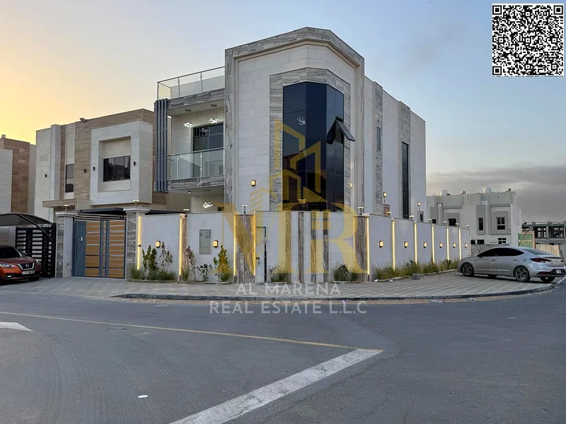 🏡 A golden opportunity to own a distinctive corner villa in Al Helio 2 - Ajman | Strategic location | 5 master bedrooms | At a price including electr63893828364802110