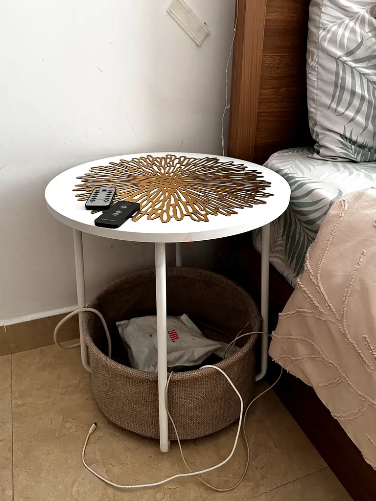 2 Chic Modern Side Tables for sale