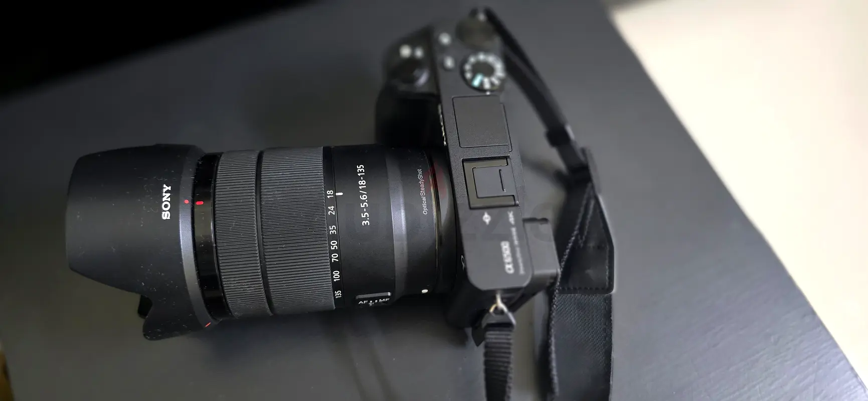 Sony A6500 with 18-135 lens with box and bag