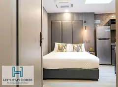Stay Yearly I Furnished I With Kitchen I Free Cleaning I Near Metro I Gym &amp; Pool I Parking I 24*